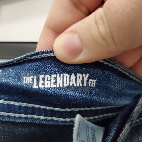 Wallflower The‎ Legendary Fit Woman's Distressed Bootcut Leg Jeans 14 Plus Long - Picture 5 of 9